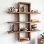 Hanah Home Raf359 Estantería Decorativa de Madera